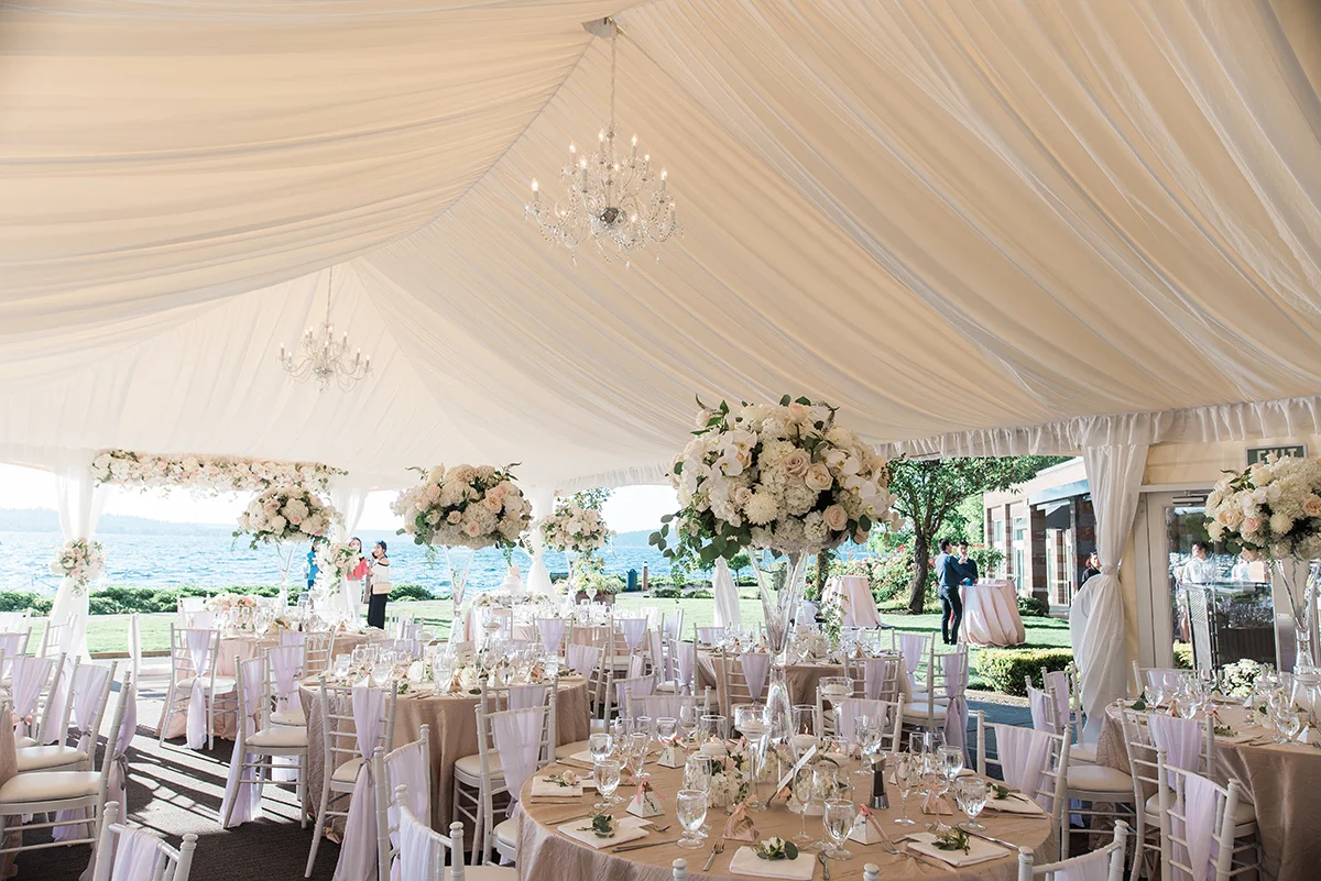 Best White Tent Wedding Venues in the PNW